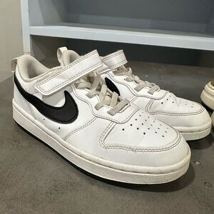 Kids White and Black Nike